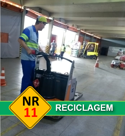 NR11 - Operador de Transpaleteira Elétrica (Reciclagem)