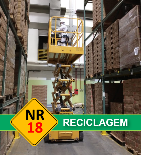 NR18 - Operador de Plataforma Elevatória Móvel de Trabalho - PEMT (Reciclagem)